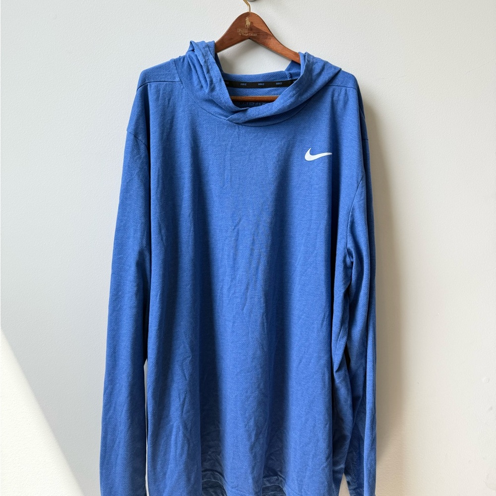 Nike Men's Classic Blue Pullover Hoodie